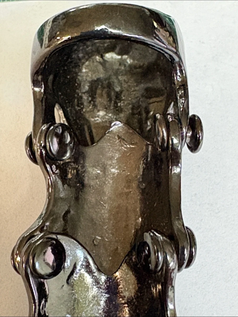 Men's Black Skull Statement Ring - Gothic Metal Fashion Accessory